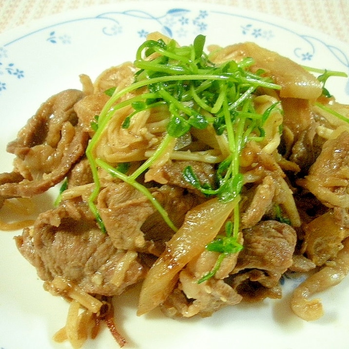☆漬けて炒めるだけ!カンタンラム肉のジンギスカン☆